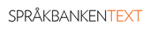 Språkbanken Text logo
